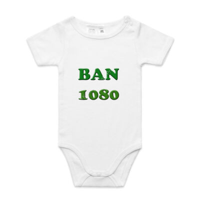 Ban 1080 in green kids onesie Thumbnail