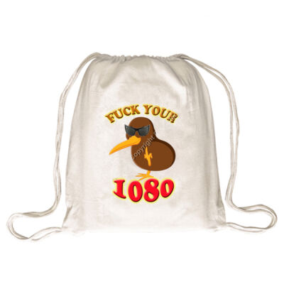 Fuck your 1080 rogue kiwi drawstring backpack - Limited Edition Thumbnail